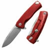 LionSteel Lion Steel ROK A RS, 3.27" M390 Steel, Red Aluminum Handle