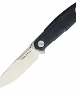 Real Steel 3761 Bushcraft Zenith FFG, 4.33" 14C28N Plain Blade, Black G-10 Handle