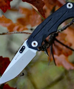 Real Steel Crusader RS7441, 3.74" 14C28N Sandvik Blade, Black G10 Handle