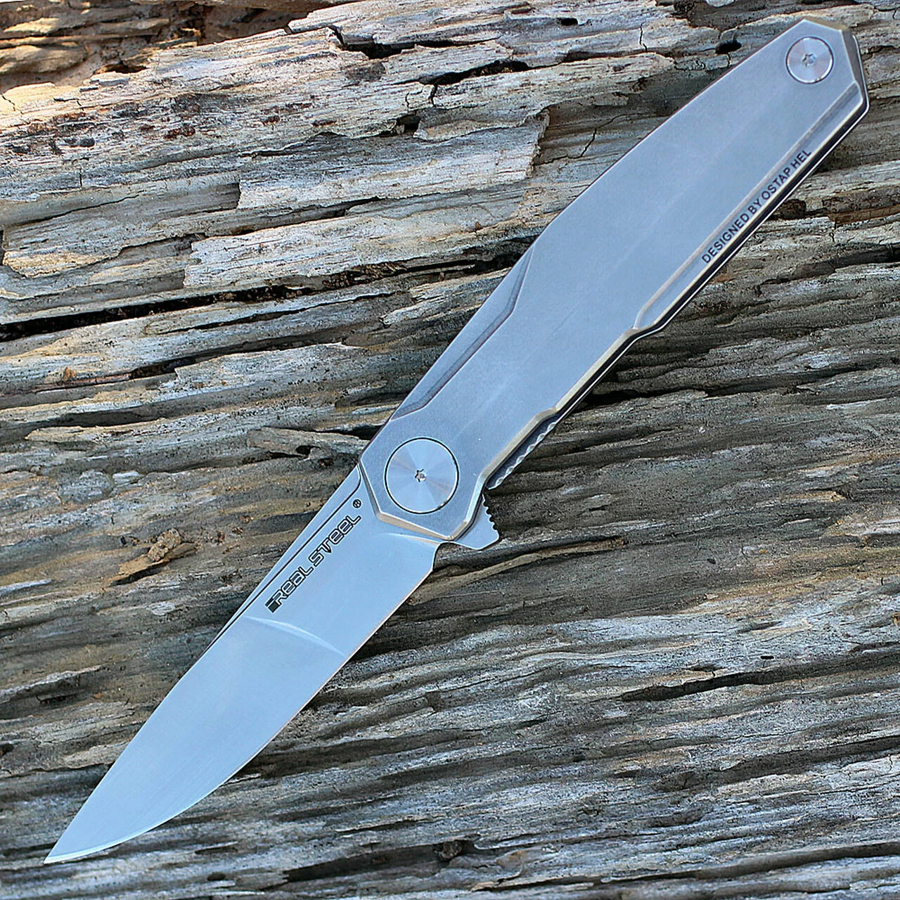 Real Steel 7812 G3 Puukko Duplex, 3.5" 14C28N Plain Blade, Stainless Handle 1 Real Steel 7812 G3 Puukko Duplex, 3.5" 14C28N Plain Blade, Stainless Handle