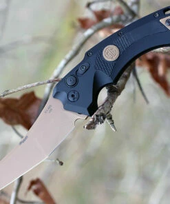 Hogue Sig Sauer 36520 EX-A05 Emperor Scorpion, 3.5" CPM154 Wharncliffe Plain Blade, Black Aluminum/Black G-10 Handle