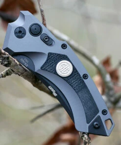 Hogue Sig Sauer 36522 EX-A05 Tactical Folder, 3.5" CPM154 Wharncliffe Plain Blade, Grey Aluminum/Black G-10 Handle -Buck Knives Sales sig36522.2 01201.1566586179