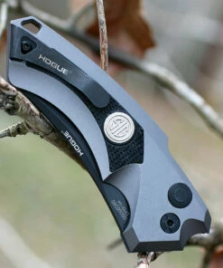 Hogue Sig Sauer 36522 EX-A05 Tactical Folder, 3.5" CPM154 Wharncliffe Plain Blade, Grey Aluminum/Black G-10 Handle -Buck Knives Sales sig36522.3 25462.1566586180