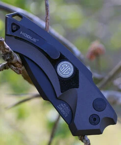 Hogue SIG 36532 EX-A05 Tactical Folder, 3.5" Black Cerakote Spear Point Blade, Grey Aluminum Frame & Solid Black G-10 Inserts 7 Hogue SIG 36532 EX-A05 Tactical Folder, 3.5" Black Cerakote Spear Point Blade, Grey Aluminum Frame & Solid Black G-10 Inserts -Buck Knives Sales sig36532.4 17270.1566586265