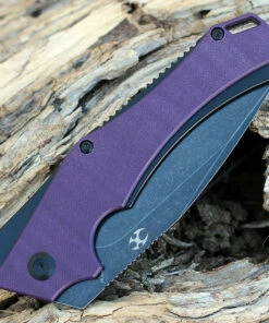 Kansept Knives Kansept Hellx - Purple G10 / Blk Stainless (3.6" D2 Black SW) T1008A6 6 Kansept Knives Kansept Hellx - Purple G10 / Blk Stainless (3.6" D2 Black SW) T1008A6 -Buck Knives Sales t1008a6.2 91573.1644962611