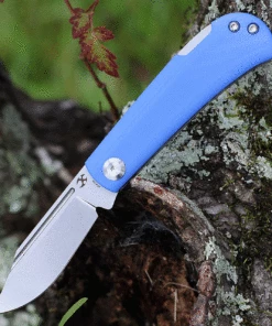 Kansept Knives Kansept Wedge Lock Back Blue G-10 (2.9" 154CM SW) T2026B7