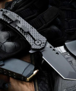 Hardcore Hardware Australia MILF Folder - Blk G10 (3.5" Blk Tanto) MILF-03