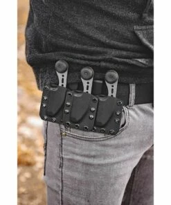 TOPS 3 BROS COMBO PACK, 2" 1095 CARBON STEEL BLADE'S, BLACK MICARTA HANDLE, KYDEX SHEATH -Buck Knives Sales tp3brcmb.2 1 91712.1566586161