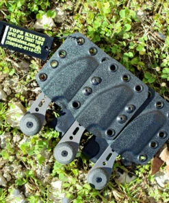 TOPS 3 BROS COMBO PACK, 2" 1095 CARBON STEEL BLADE'S, BLACK MICARTA HANDLE, KYDEX SHEATH -Buck Knives Sales tp3brcmb.3 87718.1566586159