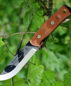 TOPS BROS-01C B.O.B. Fieldcraft CAMO, 4.75" 1095 Camo Plain Blade, Tan Micarta Handle-Kydex Sheath