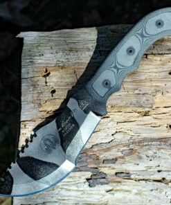 TOPS TOM BROWN TRACKER, CAMO, GREY LINEN MICARTA HANDLES