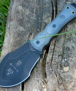 TOPS TBTDIG Tracker Digger, 4.75" 1095 Double Edge, Micarta Handle