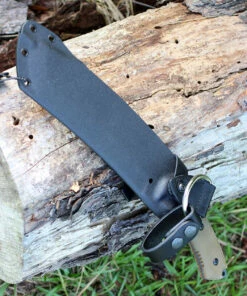 Tops Tundra Trekker TDTK-01, 9" 1095 Carbon Steel, Green Canvas Micarta Handle -Buck Knives Sales tunda trekker 69058.1566586073