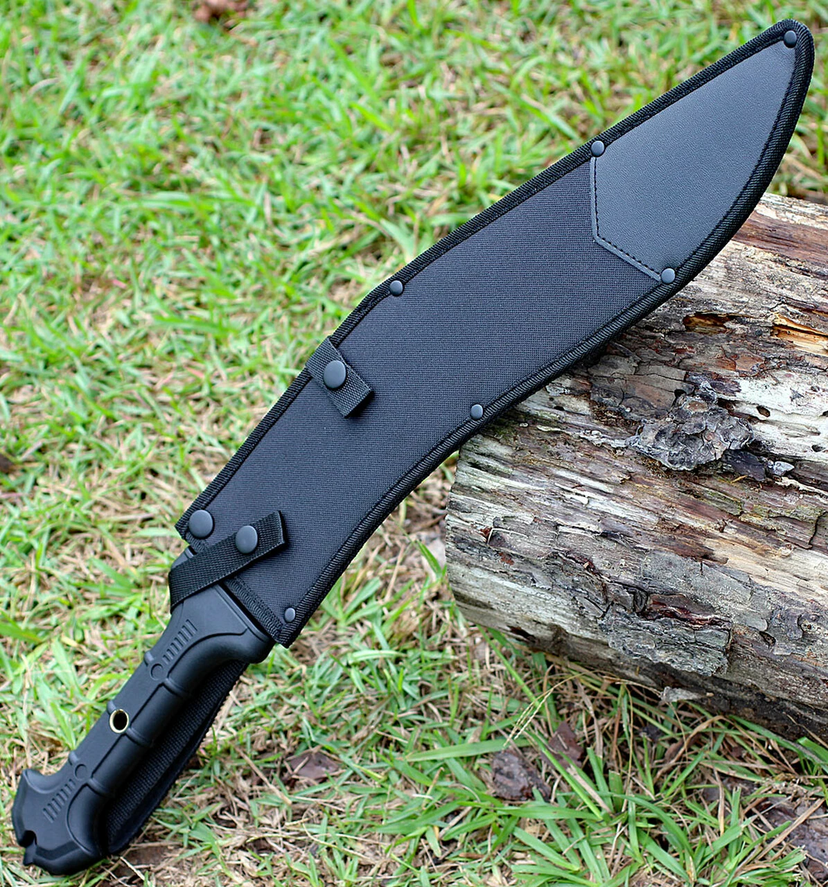 United Cutlery Combat Commander Gladius Kukri UC3179, 15.25" 1065 Carbon Steel, Rubber Handle 3 United Cutlery Combat Commander Gladius Kukri UC3179, 15.25" 1065 Carbon Steel, Rubber Handle - Image 3