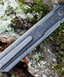 WE Knife Co. Peer, 2015C, 3.5" CPM 20CV Gray Stonewashed Blade, Titanium Handle with Shredded Carbon Fiber Overlay -Buck Knives Sales we2015c.2 42452.1611688294