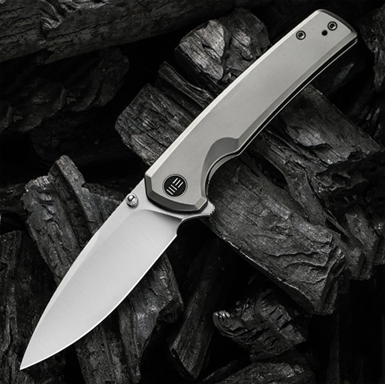 We Knife Co. WE Knife Subjugator - Gray Ti (3.5" CPM 20CV Satin) WE21014C-1 1 We Knife Co. WE Knife Subjugator - Gray Ti (3.5" CPM 20CV Satin) WE21014C-1