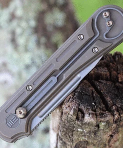 We Knife Co. We Knife Double Helix Folder 815B, 3.3" CPM S35VN Stonewash Drop Point Plain Blade, Bronze Titanium Handle 7 We Knife Co. We Knife Double Helix Folder 815B, 3.3" CPM S35VN Stonewash Drop Point Plain Blade, Bronze Titanium Handle -Buck Knives Sales we815b.3 64752.1627314769