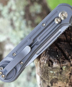 We Knife Co. We Knife Double Helix Folder 815F, 3.3" CPM S35VN Stonewash Drop Point Plain Blade, Gray Titanium Handle 6 We Knife Co. We Knife Double Helix Folder 815F, 3.3" CPM S35VN Stonewash Drop Point Plain Blade, Gray Titanium Handle -Buck Knives Sales we815f.2 82360.1627317153