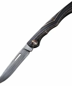 WE Knife Co. 905A Scamp, 2.95" CPM-S35VN Plain Satin Blade, Black/Bronze Titanium Handle