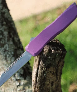 EOS - Elite Outfitting Solutions EOS Harpoon OTF Automatic - Wild Purple Alum. (3.8" Wharncliffe) HAR-04