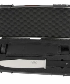Fallkniven Modern Bowie Fixed Blade - Black Thermorun (10" Lam. Cos) Premium Package -Buck Knives Sales with case 77725.1622228141
