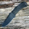Winkler Knives 009 Belt Knife 4.5" Plain Blade Black Rubber Handle