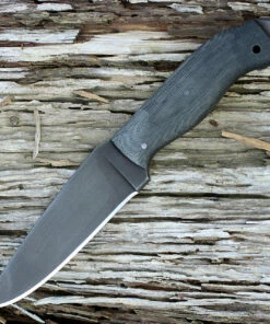 Winkler Knives 017 Spike Fixed Blade Black Micarta Handle