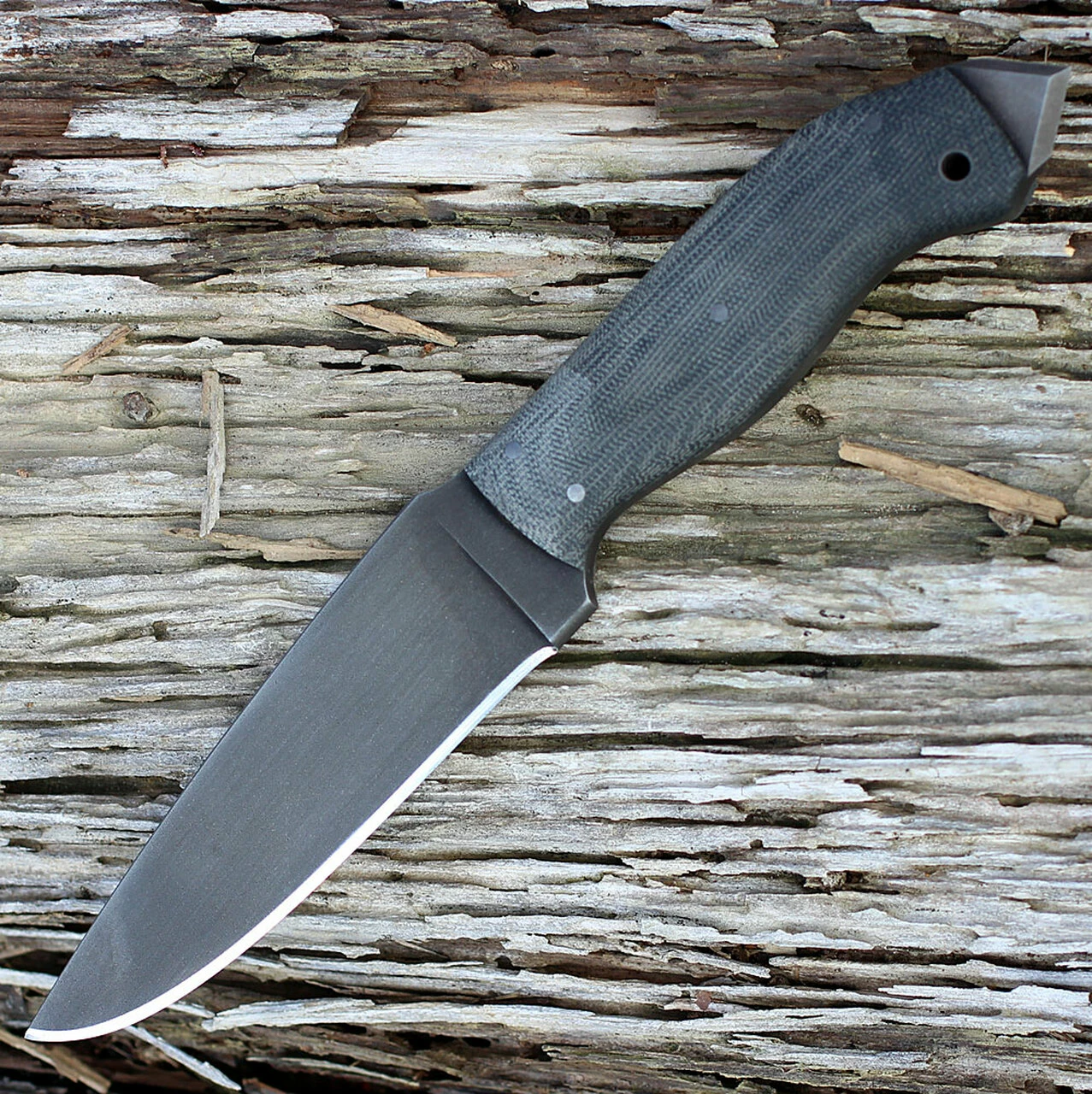 Winkler Knives 017 Spike Fixed Blade Black Micarta Handle 1 Winkler Knives 017 Spike Fixed Blade Black Micarta Handle