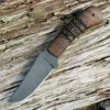 Winkler Knives 019 Blue Ridge Hunter Maple Handle with Tribal Artwork
