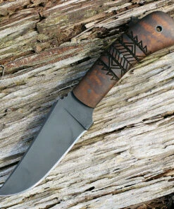 Winkler Knives 019 Blue Ridge Hunter Maple Handle with Tribal Artwork