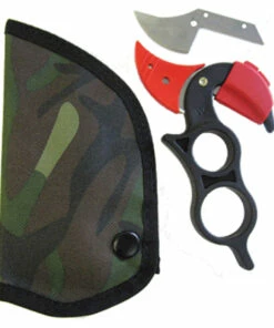 Wyoming Knife The Original Skinning Knife - Black w/ Camo Sheath (WKSP-C CAMO)