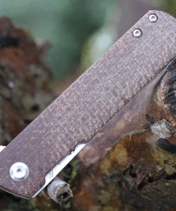 Kansept Knives Kansept Foosa Liner Lock - Brown Micarta (3" 154CM SW) X2020T1 6 Kansept Knives Kansept Foosa Liner Lock - Brown Micarta (3" 154CM SW) X2020T1 -Buck Knives Sales x2020t1.2 16473.1636667871