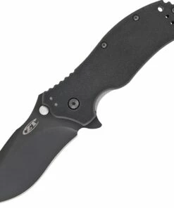 Zero Tolerance 0350 A/O Folder, 3.25" S30V Plain Blade, Black G-10 Handle
